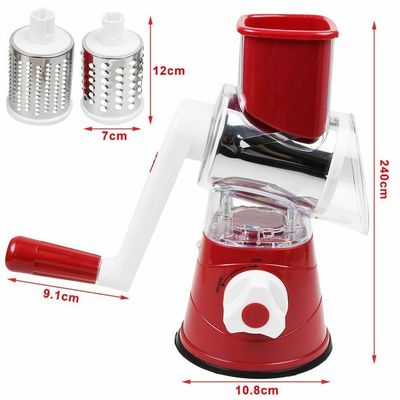 Handmatige Rotary Cheese Grater Ronde Tumbling Box Shredder Drum voor het versnipperen van groenten