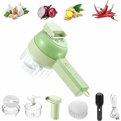 Europa Draagbare 4 in 1 groentenknipset Smart Gadget Elektrische snijmachine Keuken Chopper