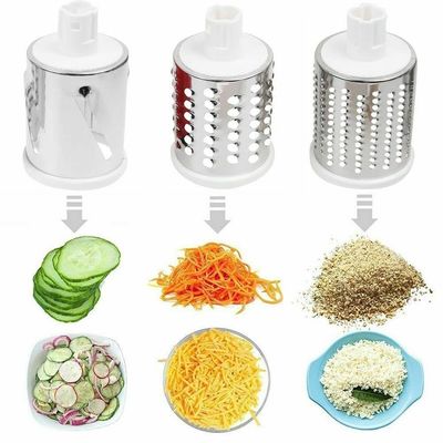 Verbeter je keuken met deze handmatige roterende kaasgrater ronde tumbling box shredder