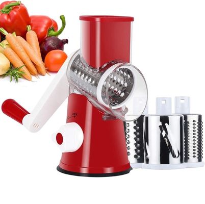 Verbeter je keuken met deze handmatige roterende kaasgrater ronde tumbling box shredder