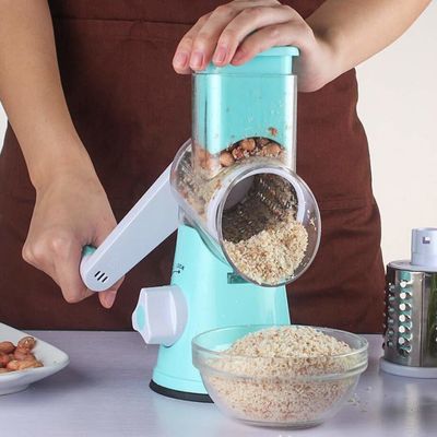 Verbeter je keuken met deze handmatige roterende kaasgrater ronde tumbling box shredder