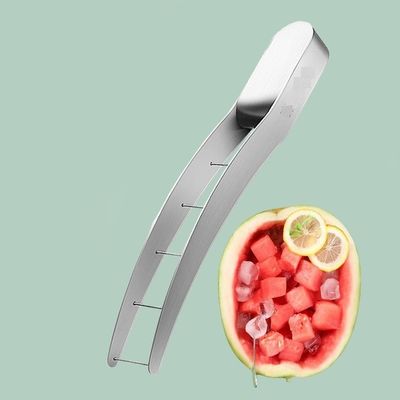 Watermelon slicer cutter all-in-one 304 roestvrij staal watermelon tongs en corer set