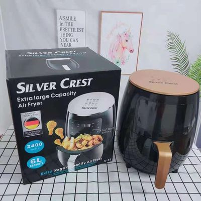 Elektrische digitale deep air fryer voor gezonde kip koken 6L bij spanning V 111V-240V