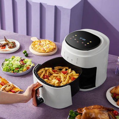 6L 3L touchscreen dubbele luchtfryer elektrische diepfryer oven smart rack zonder olie luchtfryer plastic