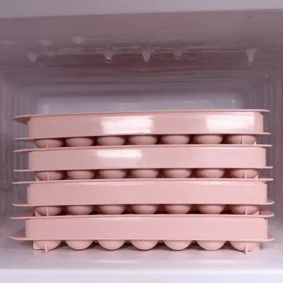 PP 33 holte cirkel ronde bal ijs kubus bak bol plastic ijsbal maker vorm met deksel