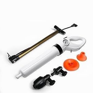 ABS rubber drain blaster gun voor hoge druk toiletpluncher en wasbak buis droog