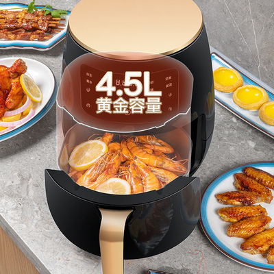 4.5L 6L Silver Crest Air Fryer zonder olie Geheim van heerlijke en gezonde maaltijden