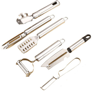 Keukengadgets Set 6 stukken roestvrij staal Fruit Vegetable Knife Peeling Multifunctional