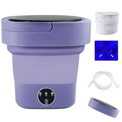 Plastic tub Volledig automatische draagbare mini vouwwasmachine voor ondergoed sokken