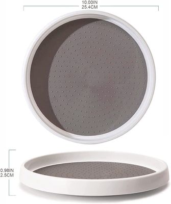 Plastic Kitchen Turntable Organizer voor specerijen en fruit plaatsing Staand type