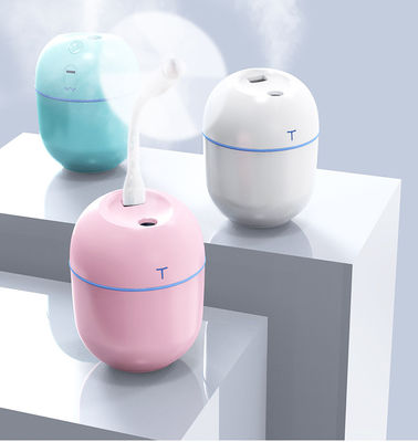 220 ml draagbare ultrasone luchtbevochtiger met LED nachtlamp en USB aroma diffuser