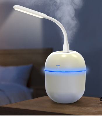 220 ml draagbare ultrasone luchtbevochtiger met LED nachtlamp en USB aroma diffuser