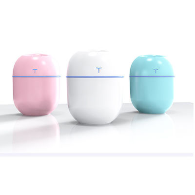 220 ml draagbare ultrasone luchtbevochtiger met LED nachtlamp en USB aroma diffuser