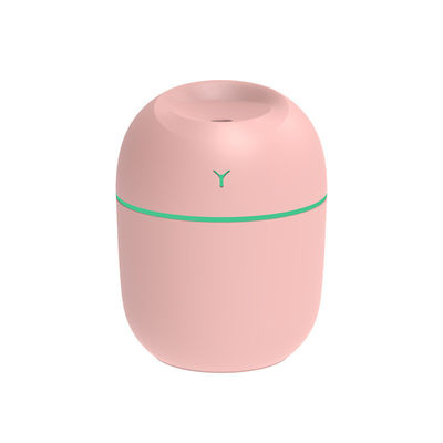 220 ml draagbare ultrasone luchtbevochtiger met LED nachtlamp en USB aroma diffuser