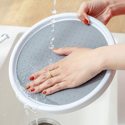 2 lagen Keukenspecerijen Draaiend opslagrek voor gemakkelijke toegang tot specerijen en toiletartikelen