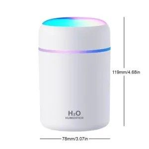 Klanten logo Mini Ultrasone Atomizer USB luchtbevochtiger voor thuis Hotel Auto School