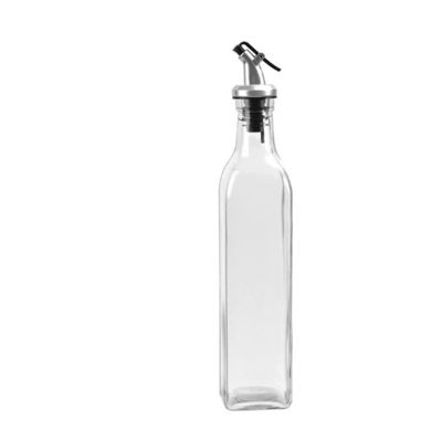 Vierkant calcium na glas azijn olijfolie dispenser fles met spuitstuk De ultieme keuken essentieel