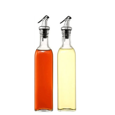 Vierkant calcium na glas azijn olijfolie dispenser fles met spuitstuk De ultieme keuken essentieel