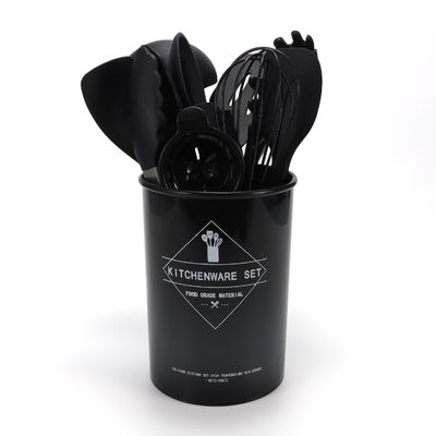 Keuken Silicone Spatula Set met opslag emmer 12 stukken Bakgereedschap Niet-stick gereedschappen