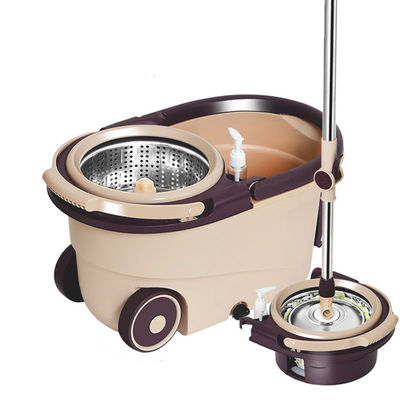 Custom Logo Grote capaciteit vloerreiniging Microfiber Spinning Mop Bucket 360 Rotating Dual Drive
