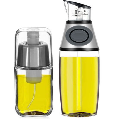 OEM ODM 500 ml olijfolie glas kookolie dispenser keuken olie fles dispenser
