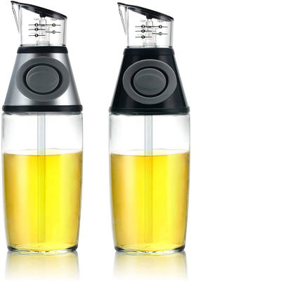 OEM ODM 500 ml olijfolie glas kookolie dispenser keuken olie fles dispenser