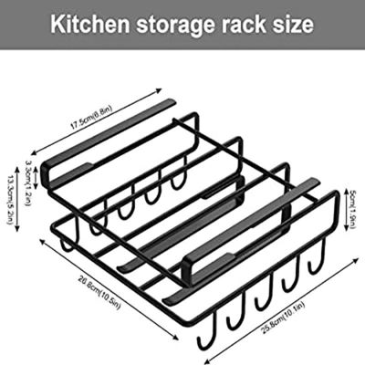 Roestvrij staal keuken opslaghouders Racks Custom Logo Design Wandkasten Display