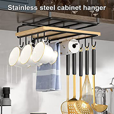 Roestvrij staal keuken opslaghouders Racks Custom Logo Design Wandkasten Display