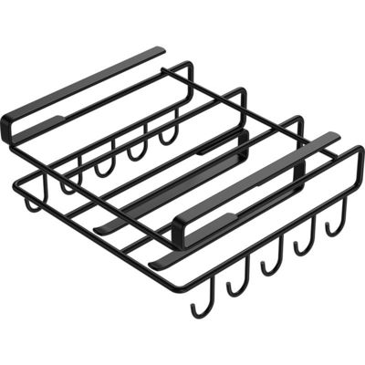 Roestvrij staal keuken opslaghouders Racks Custom Logo Design Wandkasten Display