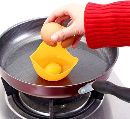 Silikone-eierbrokersbekers voor magnetronen Kookgerei Voorbeeld Gratis monster Eiergereedschappen