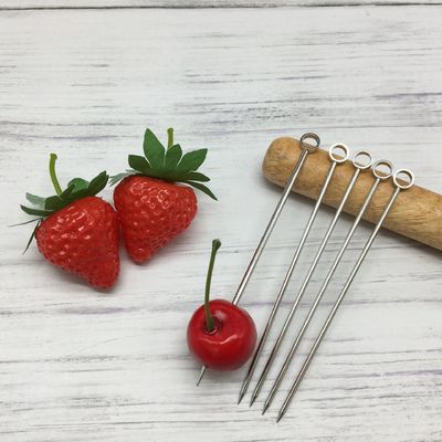 304 roestvrij staal cocktail pinnen Swizzle Stick voor herbruikbare kleine peddels Custom pinnen
