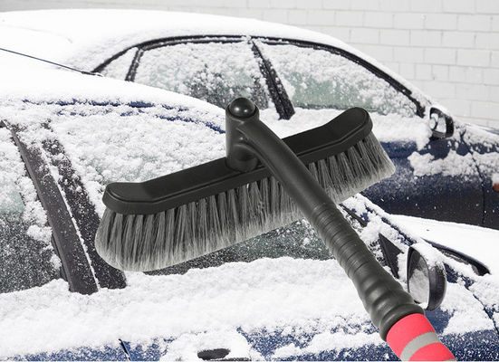 Afneembare auto-ruit sneeuw-ijskrapper borstel met schuimgreep en draaikopkopmonster