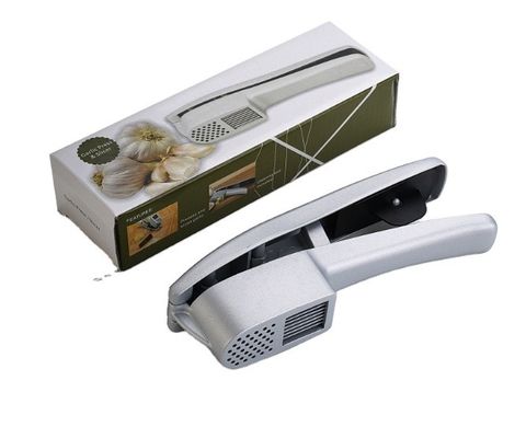 Gratis monster 2 in 1 Handmatige knoflookpers Miner Keuken Knoflook haker Slicer Draagbare knoflookmaler Crusher Masher Maker Groente gereedschappen