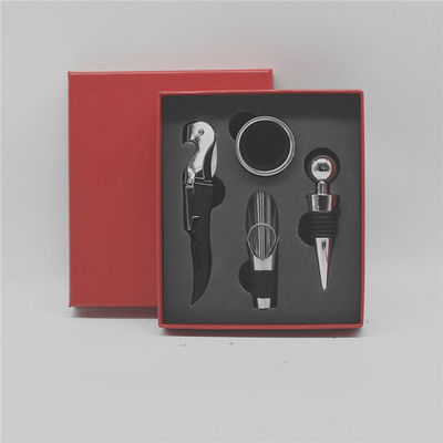 Rood zeepaard mes cadeau doos bar gereedschap type kurkentrekker wijnopener set