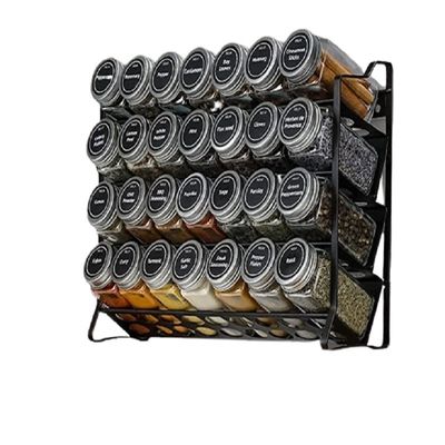 3-tier Spice Rack Standing Type Metalen Kruidenfles Organisator voor Keuken Teller