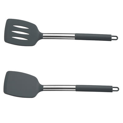 Gestookte siliconen niet-klevende lepel voor het bakken van vis lek spatula huishoudelijk kookgerei set