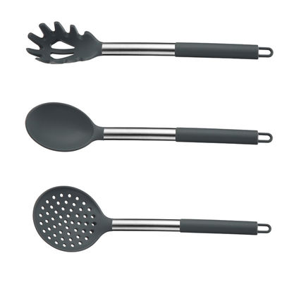 Gestookte siliconen niet-klevende lepel voor het bakken van vis lek spatula huishoudelijk kookgerei set