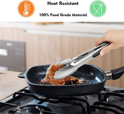 Roestvrij staal Voedsel Anti-warmte Isolatie Silicone Brood Clip voor Duurzame Gereedschapssets