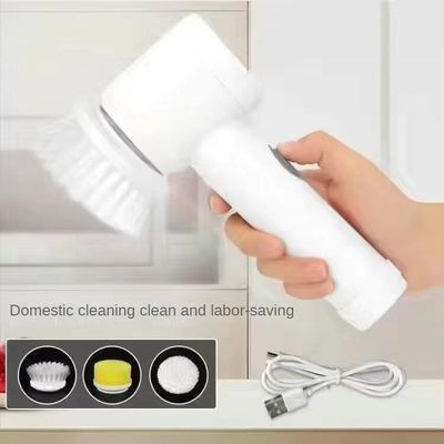 Elektrische reinigingsborstel Wit 138G USB oplaadbaar voor keuken bad badkamer tegel reiniging
