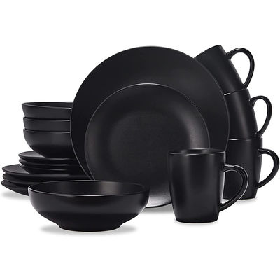 Uitstekend leven keramische porseleinen tafelgerei Dinerware Schotel Lepel Plaat Bowl Set Home