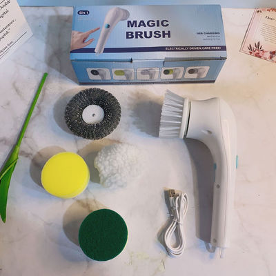 Vervangbare borstelkoppen Handheld reinigingsborstel voor elektrische spin scrubber in de keuken
