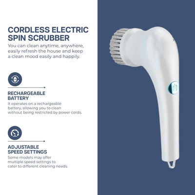Vervangbare borstelkoppen Handheld reinigingsborstel voor elektrische spin scrubber in de keuken