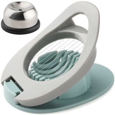 Roestvrijstalen ei snijmachine voor gekookte eieren handmatige ei snijdraad 12*8,3*3,2cm