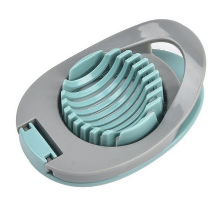 Roestvrijstalen ei snijmachine voor gekookte eieren handmatige ei snijdraad 12*8,3*3,2cm