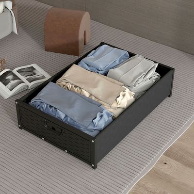Onder bedkleding/speelgoed opslagdoos met katrol en deksel De ultieme ruimtebesparer