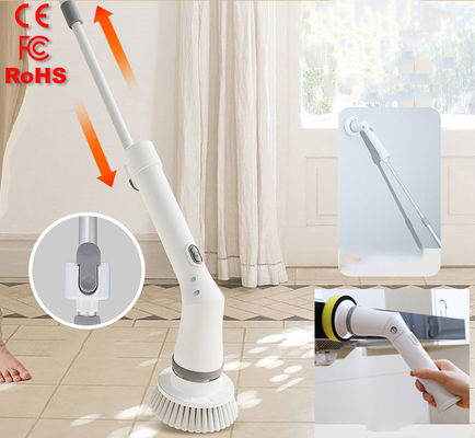 7 Vervangbare borstelkoppen Elektrische spinschrobber voor het schoonmaken van badkamer keukenvloer
