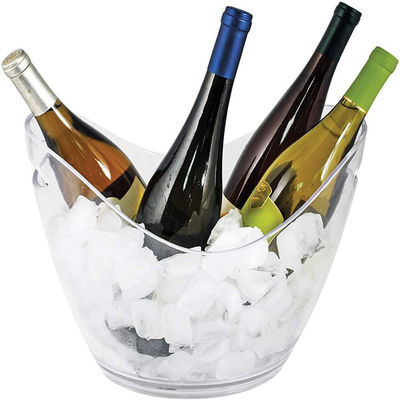 8L LED Acrylic Plastic IJsschotel Moderne ontwerp stijl voor feest Bar Schalen Tongs Type
