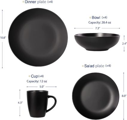 Modern Design Porseleinen tafelgerei Keramische set voor thuis Keuken Hotel Kamer Restaurant