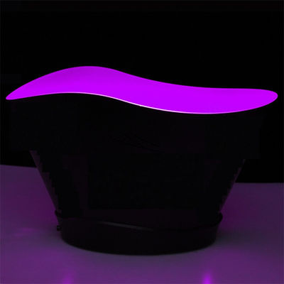 Custom logo ijs emmer 12L verlichting partij helder bier champagne led wijnfles koeler
