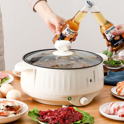 Niet-stick coating Home Electric Skillet Portable Electric Hot Pot voor huishoudens
